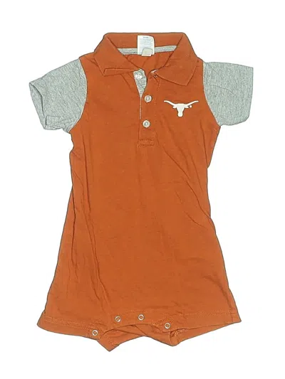 Pre-owned Ncaa Babies' Short Sleeve Onesie In Orange