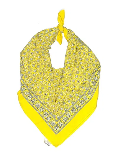 Pre-owned Frame Scarf In Yellow