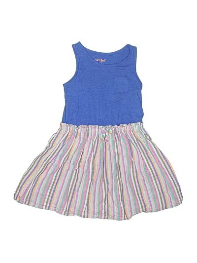 Pre-owned Cat & Jack Kids' Dress In Blue