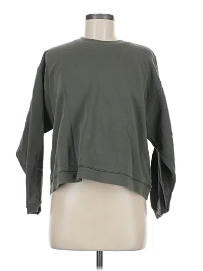 Pre-owned Madewell Sweatshirt In Green