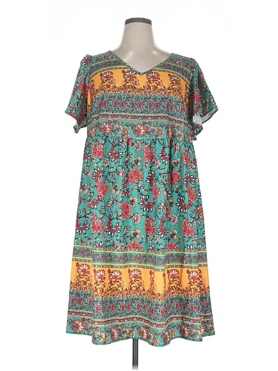 Pre-owned Emery Rose Casual Dress In Blue
