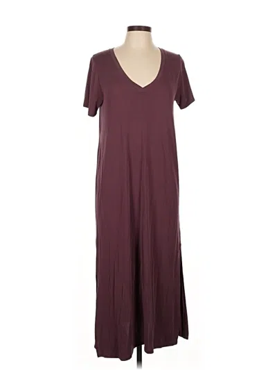 Pre-owned Lulus Casual Dress In Burgundy