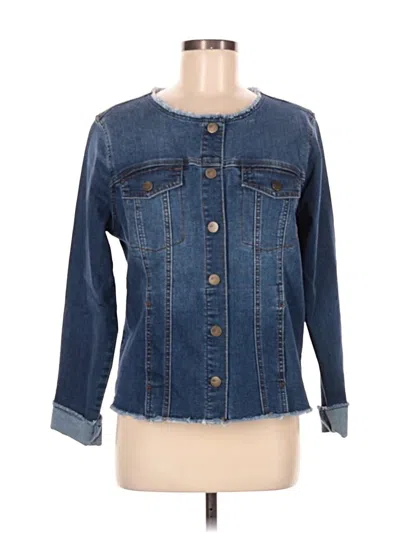 Pre-owned Logo By Lori Goldstein Denim Jacket In Blue