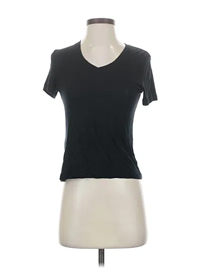 Pre-owned Brandy Melville Short Sleeve T-shirt In Black