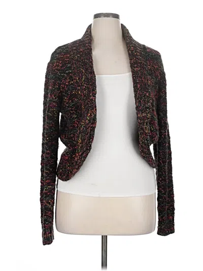 Pre-owned Chico's Cardigan Sweater In Black