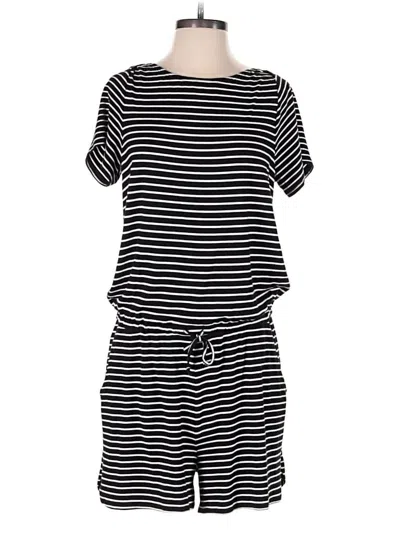 Pre-owned Grace & Lace Romper In Black