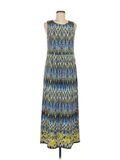 Pre-owned Jjill Casual Dress In Blue