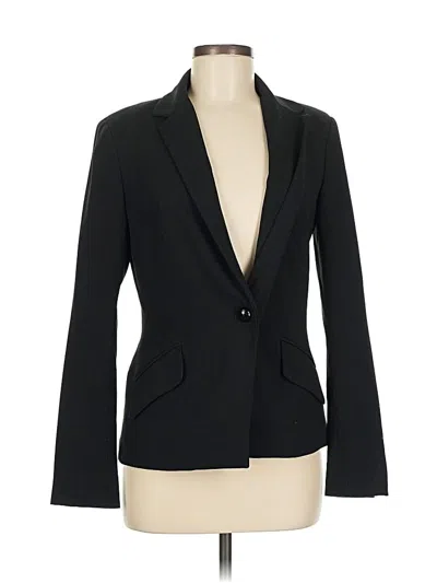 Pre-owned New York And Company Blazer Jacket In Black