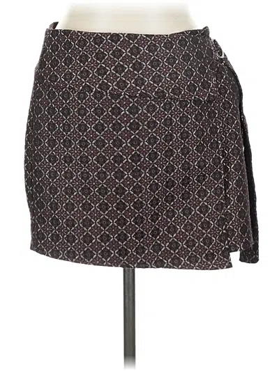 Pre-owned Free People Casual Skirt In Burgundy
