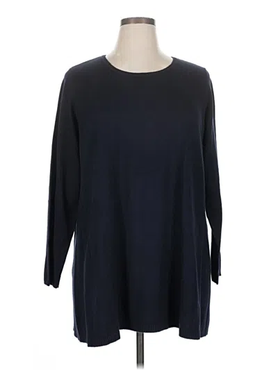 Pre-owned Jjill Pullover Sweater In Black