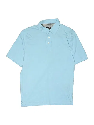 Pre-owned Volcom Kids' Short Sleeve Top Blue Tops