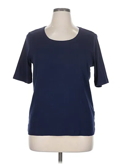 Pre-owned Chico's Cardigan Sweater In Blue