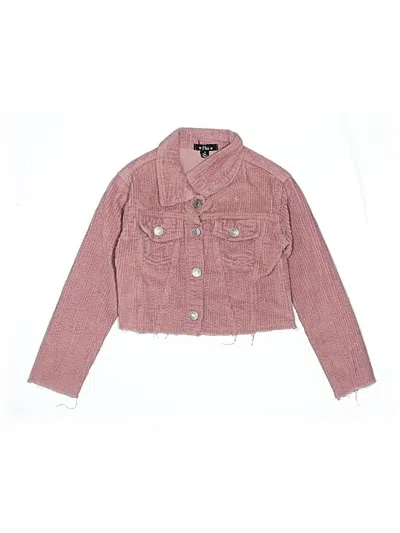 Pre-owned Fbz Kids' Denim Jacket In Pink
