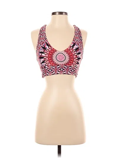 Pre-owned Wolven Tank Top Red Halter Neckline Tops