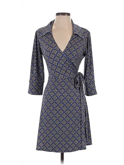 Pre-owned Laundry By Shelli Segal Casual Dress In Blue