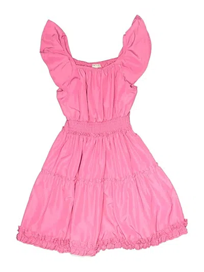 Pre-owned Habitual Girl Kids' Dress In Pink