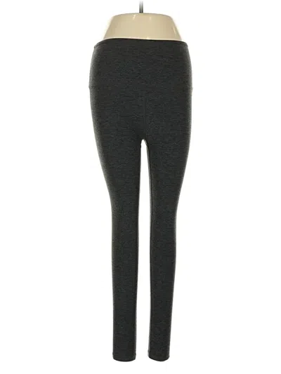 Pre-owned Beyond Yoga Active Pants In Gray