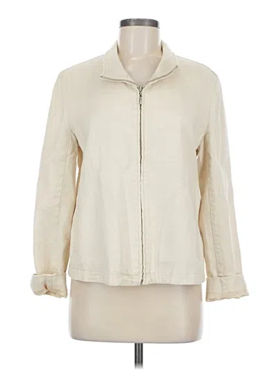 Pre-owned Ann Taylor Jacket In White