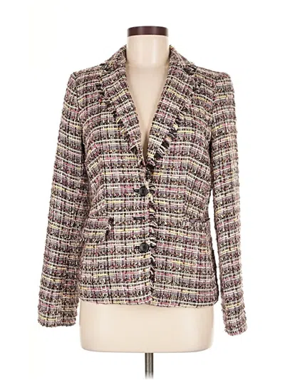 Pre-owned Dkny Blazer Jacket In Purple