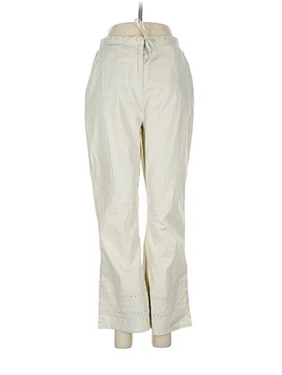 Pre-owned Jjill Casual Pants In White