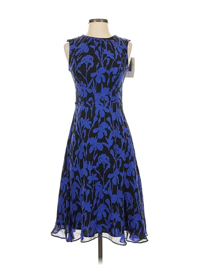 Milly Cocktail Dress In Blue