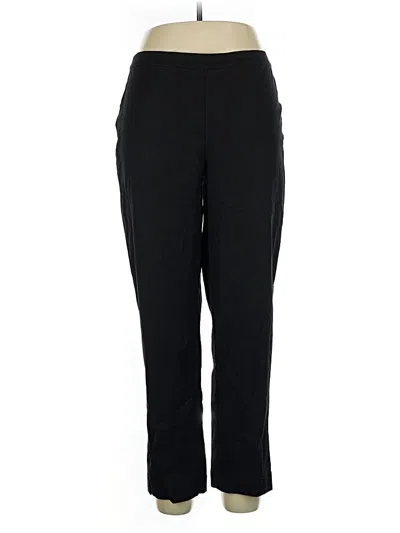Pre-owned Isaac Mizrahi Live Active Pants In Black
