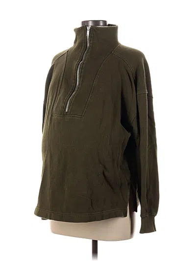 Pre-owned Old Navy - Maternity Turtleneck Sweater In Green