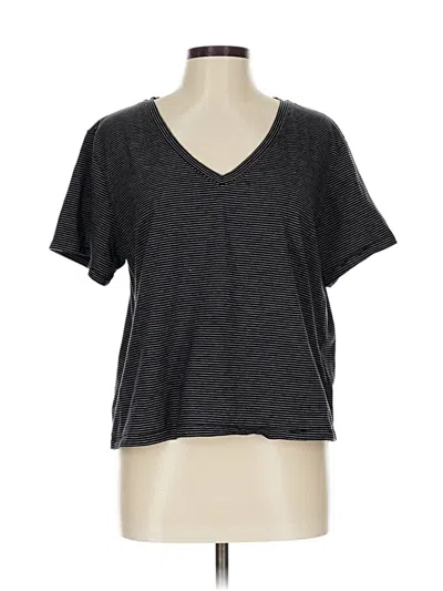 Pre-owned Athleta Short Sleeve T-shirt In Gray