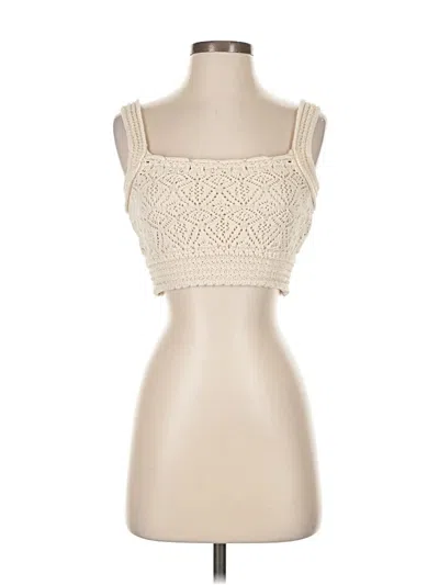 Pre-owned Zara Cardigan Sweater In White