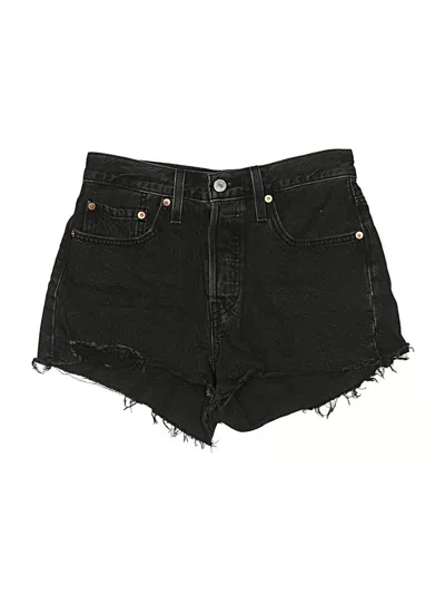 Pre-owned Levi's Denim Shorts In Gray