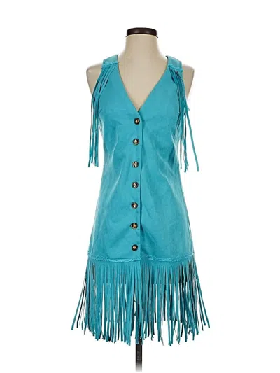 Pre-owned Unbranded Casual Dress In Blue