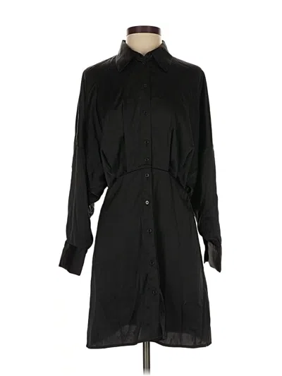 Pre-owned H&m Casual Dress In Black