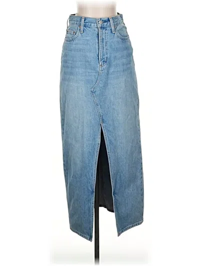 Pre-owned Denim Forum Denim Skirt In Blue