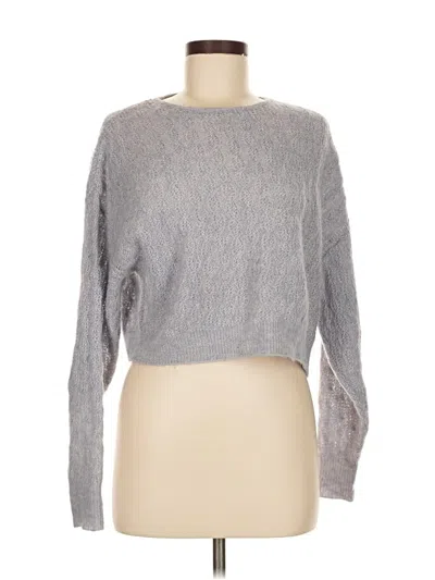 Pre-owned Zara Pullover Sweater In Gray