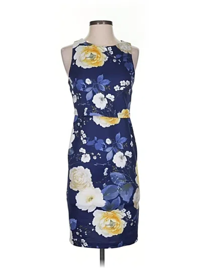 Pre-owned Asos Design Cocktail Dress In Blue