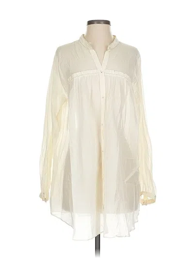 Fleurette Long Sleeve Blouse In White