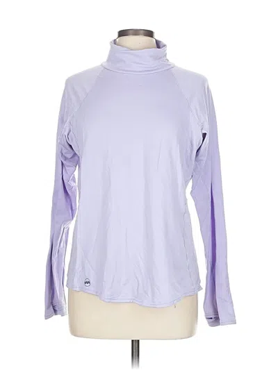 Pre-owned Janji Turtleneck Sweater In Purple