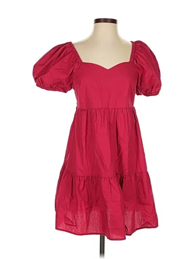 Pre-owned And Now This Casual Dress In Red