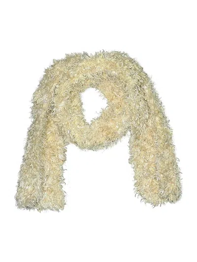 Pre-owned Unbranded Scarf In Yellow