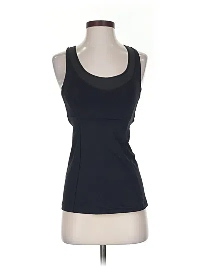 Pre-owned Lululemon Athletica Active Tank Top In Black