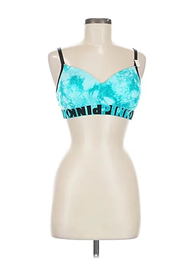 Pre-owned Victoria's Secret Pink Sports Bra In Blue