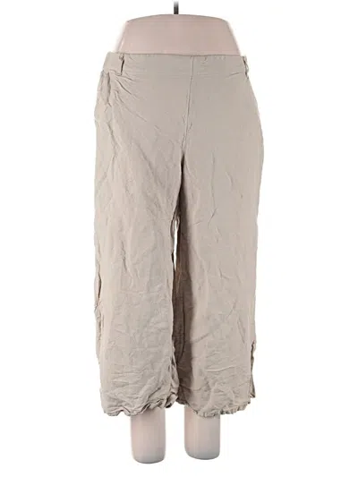 Pre-owned Jjill Khaki Pant In Gray