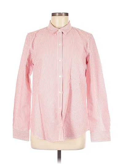 Pre-owned Gap Long Sleeve Button Down Shirt In Pink