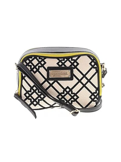 Pre-owned Spartina 449 Crossbody Bag In White