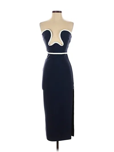 Pre-owned Karen Millen Cocktail Dress In Blue
