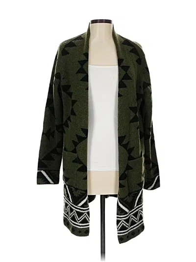 Pre-owned Frye Cardigan Sweater In Green