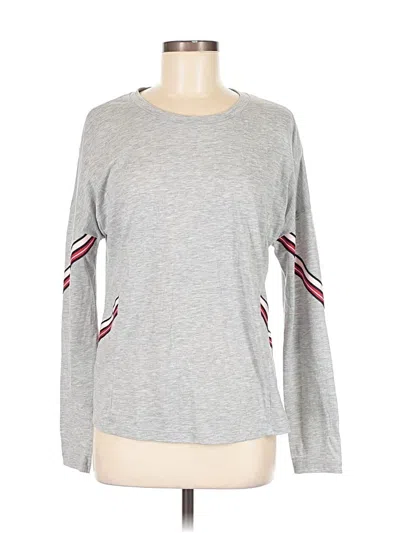Pre-owned Uniquely Lorna Jane Long Sleeve T-shirt In Gray