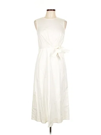 Pre-owned Catherine Malandrino Casual Dress In White