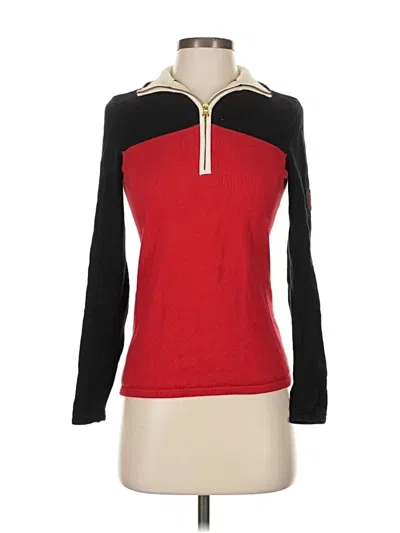 Pre-owned Polo Ralph Lauren Pullover Sweater In Red