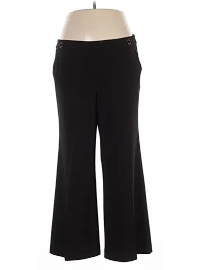 Pre-owned Roz & Ali Dress Pants In Black
